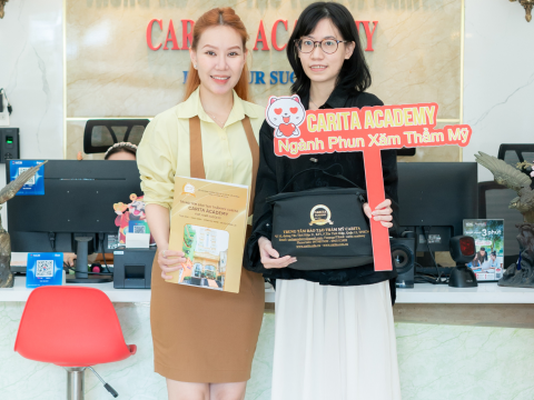 Học viên mới lớp Phun xăm thẩm mỹ tại Cairta Academy