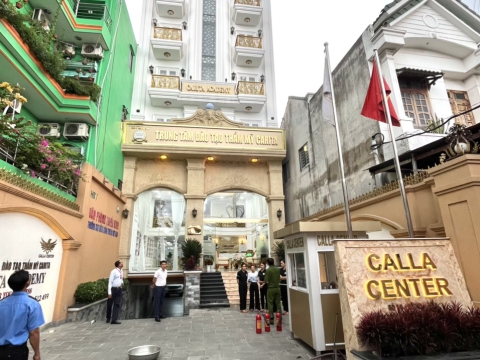 Bồi huấn công tác phòng cháy chữa cháy tại trung tâm đào tạo thẩm mỹ Carita