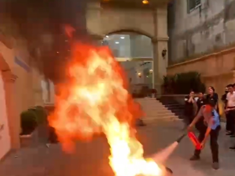 Bồi huấn công tác phòng cháy chữa cháy tại trung tâm đào tạo thẩm mỹ Carita