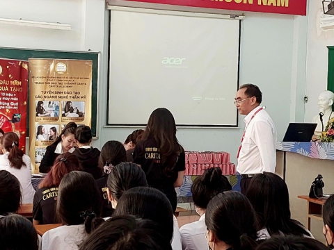 Tuyển sinh nghề thẩm mỹ ngày 4/4/2024 tại Trung tâm GDTX huyện Gò Dầu, Tây Ninh