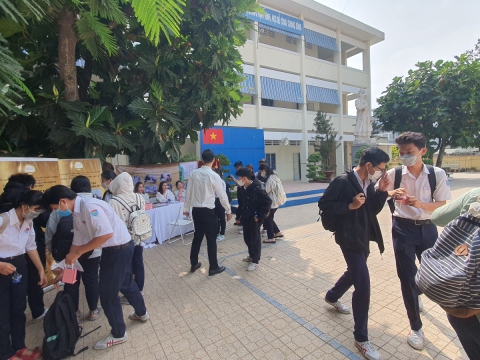 Tuyển sinh nghề thẩm mỹ ngày 5/4/2024 tại trường THPT Quang Trung Thị trấn Gò Dầu, Tây Ninh 