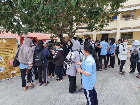 Tuyển sinh nghề thẩm mỹ ngày 5/4/2024 tại trường THPH Nguyễn Huệ, Thị trấn Bến Cầu, Tây Ninh