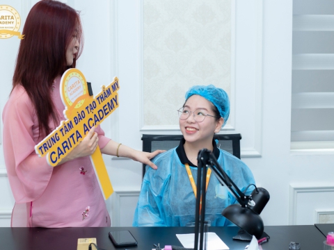 Hội thi tay nghề giỏi tại Carita Academy đợt 1 năm 2024