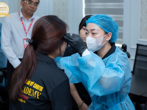 Hội thi tay nghề giỏi tại Carita Academy đợt 1 năm 2024