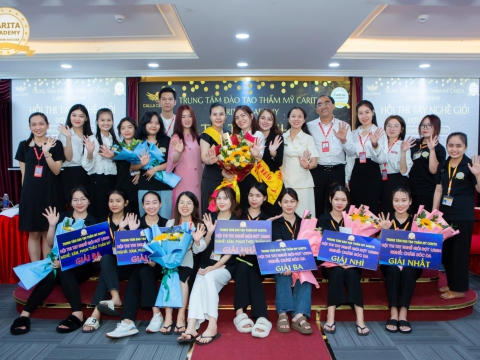 Hội thi tay nghề giỏi tại Carita Academy đợt 1 năm 2024