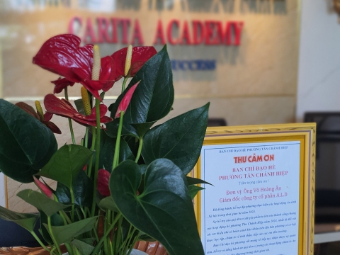 Ngày 01/06/2024 Trung tâm Đào tạo Thẩm mỹ Carita đồng hành tặng quà các em học sinh hiếu học học Phường Tân Chánh Hiệp, Quận 12, TPHCM