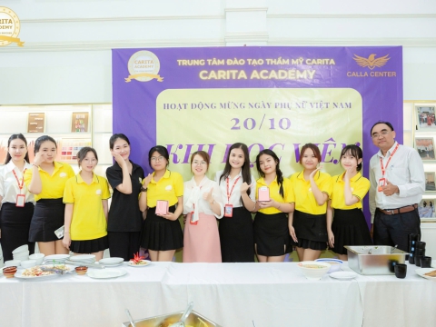 TRỔ TÀI NẤU ĂN CÙNG HỌC VIÊN NHÀ CARITA ACADEMY 