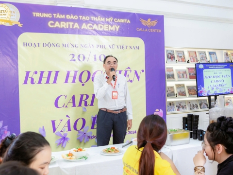 TRỔ TÀI NẤU ĂN CÙNG HỌC VIÊN NHÀ CARITA ACADEMY 