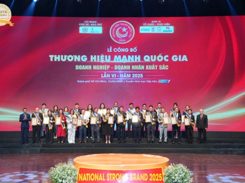 CARITA ACADEMY ĐƯỢC BÌNH CHỌN THƯƠNG HIỆU MẠNH QUỐC GIA NĂM 2025