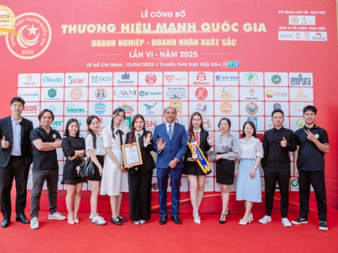 CARITA ACADEMY ĐƯỢC BÌNH CHỌN THƯƠNG HIỆU MẠNH QUỐC GIA NĂM 2025