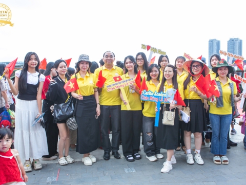 CARITA ACADEMY VỚI HÀNH TRÌNH VĂN HOÁ CHÀO MỪNG 50 NĂM GIẢI PHÓNG MIỀN NAM THỐNG NHẤT ĐẤT NƯỚC  30.4.2025