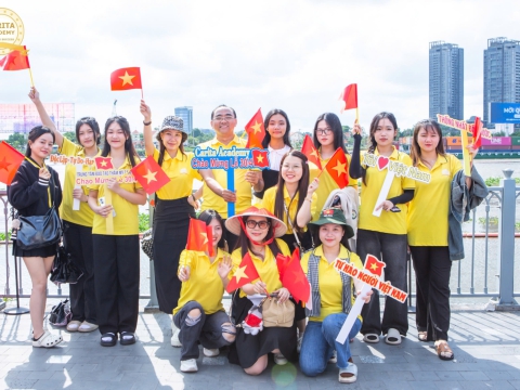 CARITA ACADEMY VỚI HÀNH TRÌNH VĂN HOÁ CHÀO MỪNG 50 NĂM GIẢI PHÓNG MIỀN NAM THỐNG NHẤT ĐẤT NƯỚC  30.4.2025