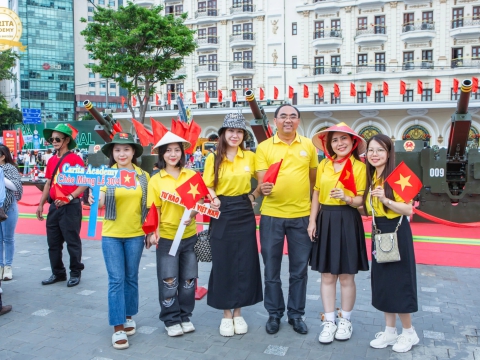 CARITA ACADEMY VỚI HÀNH TRÌNH VĂN HOÁ CHÀO MỪNG 50 NĂM GIẢI PHÓNG MIỀN NAM THỐNG NHẤT ĐẤT NƯỚC  30.4.2025