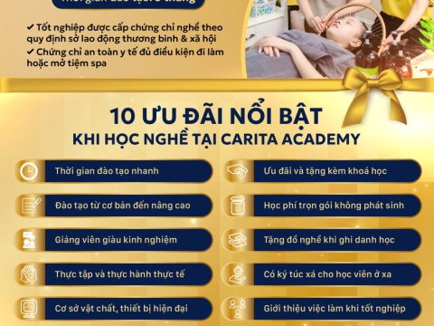 CÁC CHƯƠNG TRÌNH ĐÀO TẠO KHÓA SPA CƠ BẢN - CHUYÊN NGHIỆP - MASTER