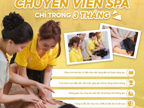 Trở thành chuyên viên spa chỉ trong 3 tháng
