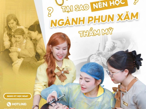 Tại sao nên học ngành Phun xăm Thẩm mỹ