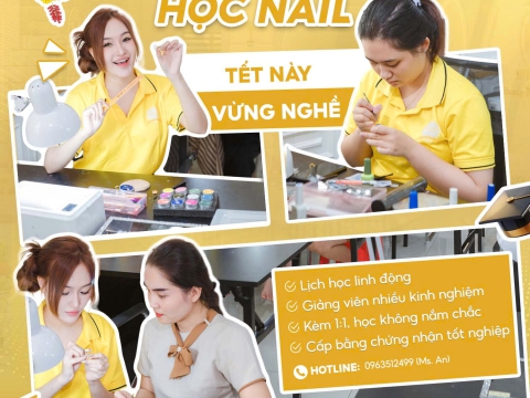 Hôm nay học Nail - Tết này vững nghề