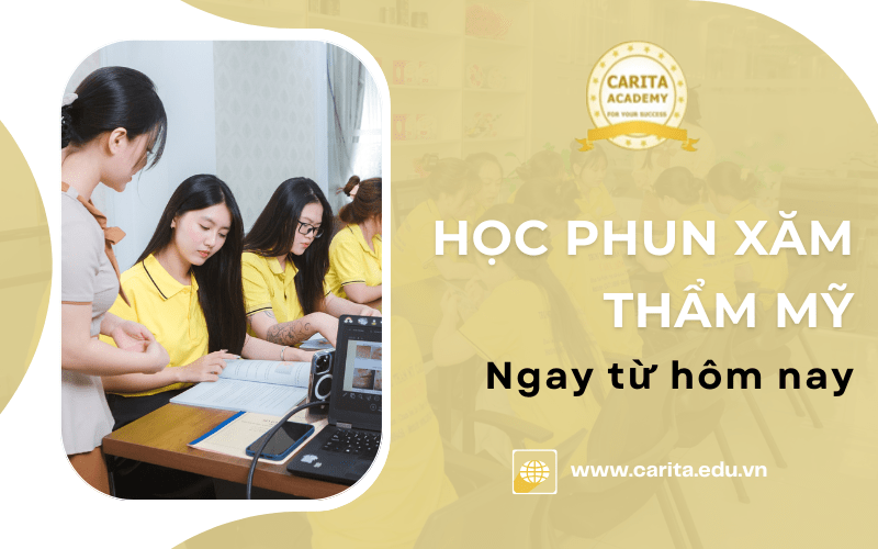 học nghề phun xăm thẩm mỹ
