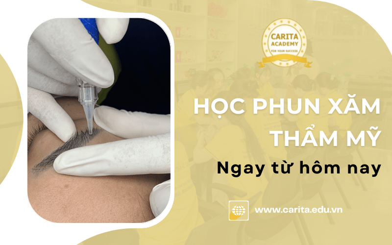học nghề phun xăm thẩm mỹ