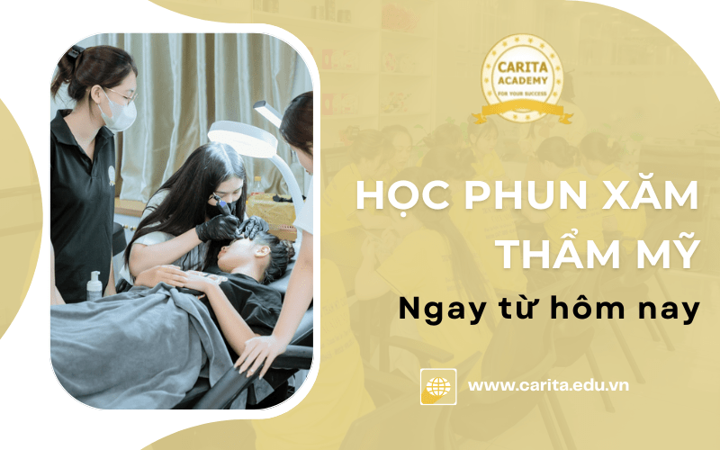 học nghề phun xăm thẩm mỹ