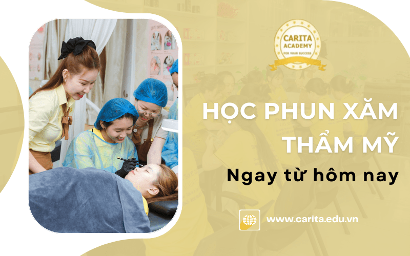 học nghề phun xăm thẩm mỹ