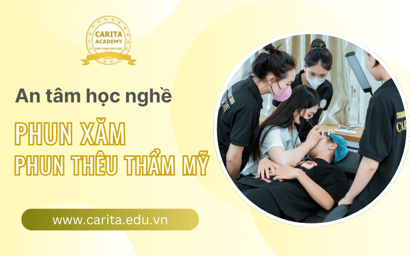 học nghề phun xăm