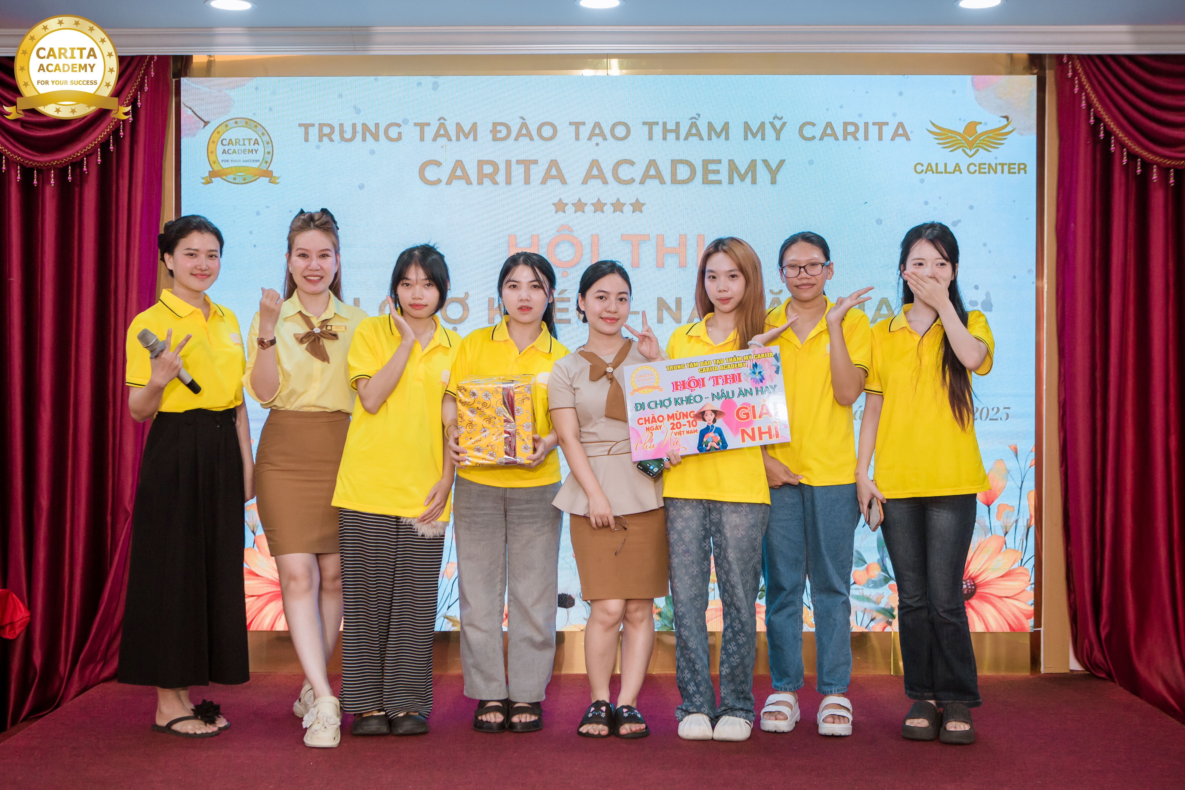 Carita chào mừng ngày 20-10-2025