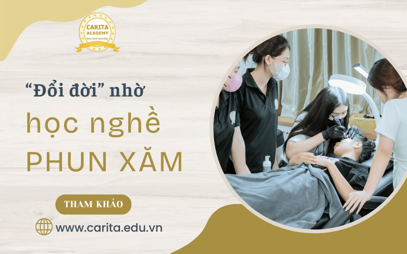 học nghề phun xăm thẩm mỹ