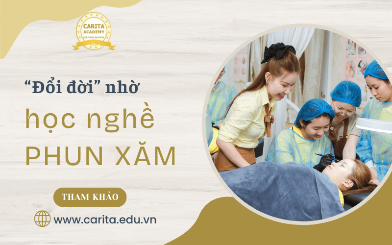 học nghề phun xăm thẩm mỹ