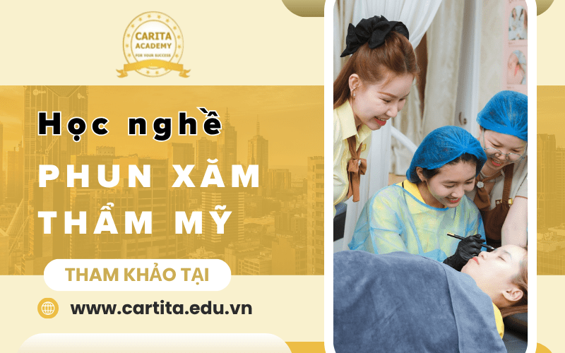 học nghề phun xăm
