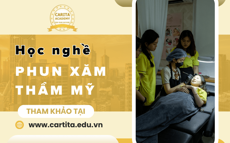 học nghề phun xăm