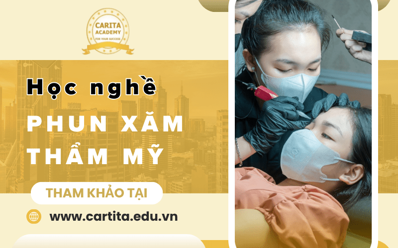 học nghề phun xăm