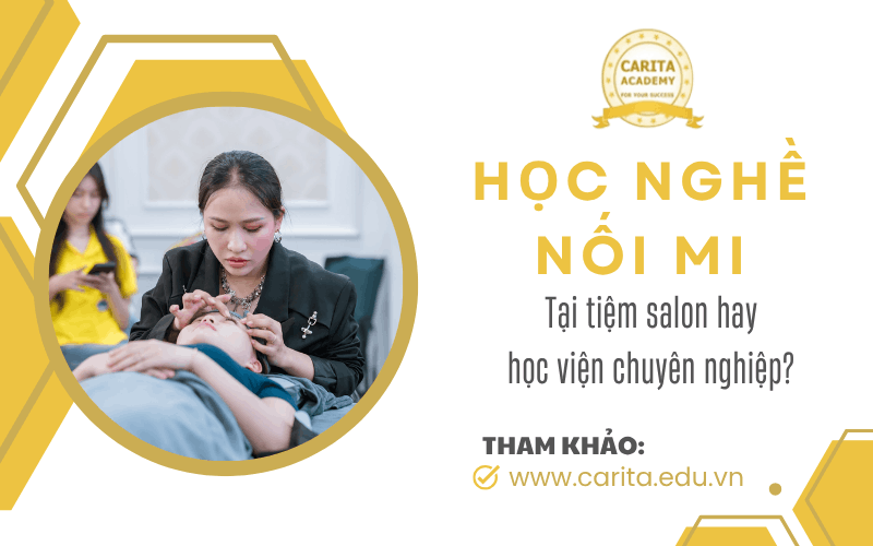 học nghề nối mi