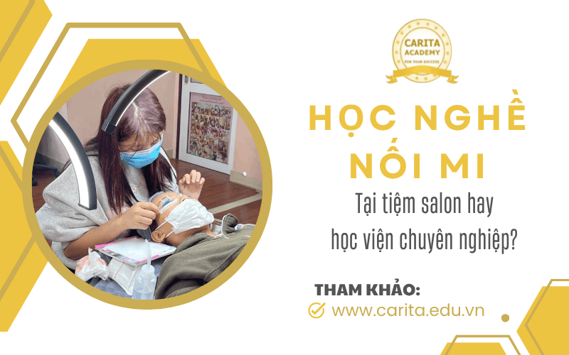 học nghề nối mi