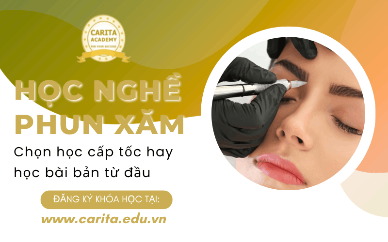học nghề phun xăm