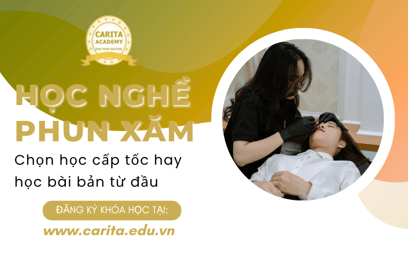 học nghề phun xăm