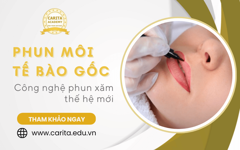 phun môi tế bào gốc