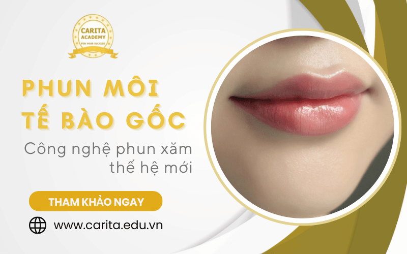 phun môi tế bào gốc