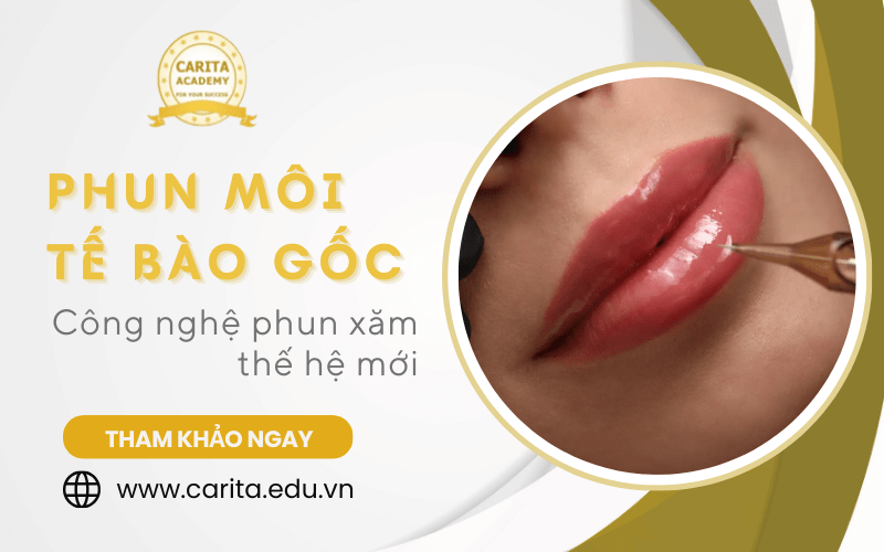 phun môi tế bào gốc