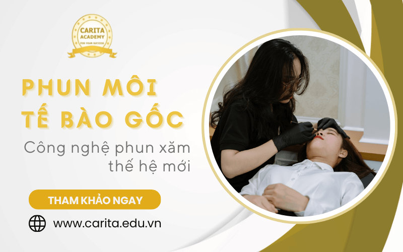 phun môi tế bào gốc
