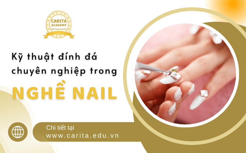 đính đá nail