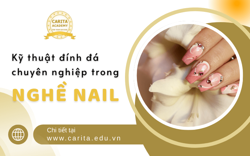 đính đá nail