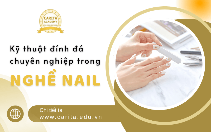 đính đá nail