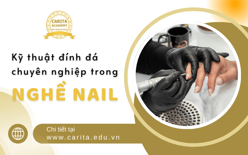 đính đá nail