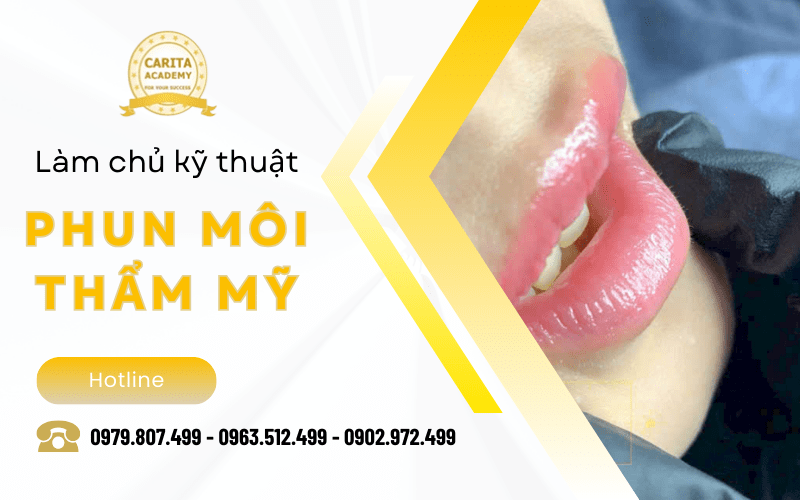phun môi