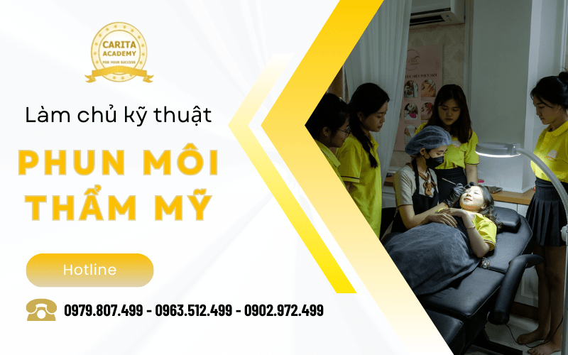 phun môi