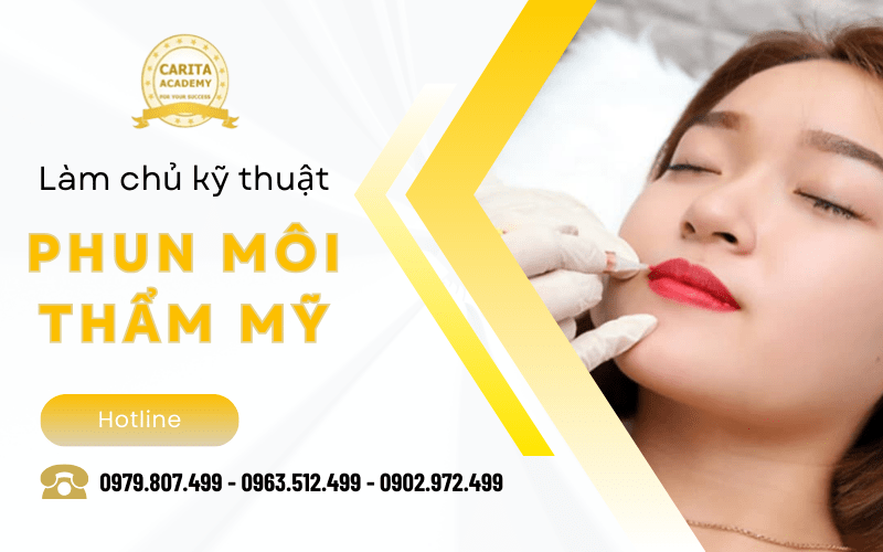 phun môi