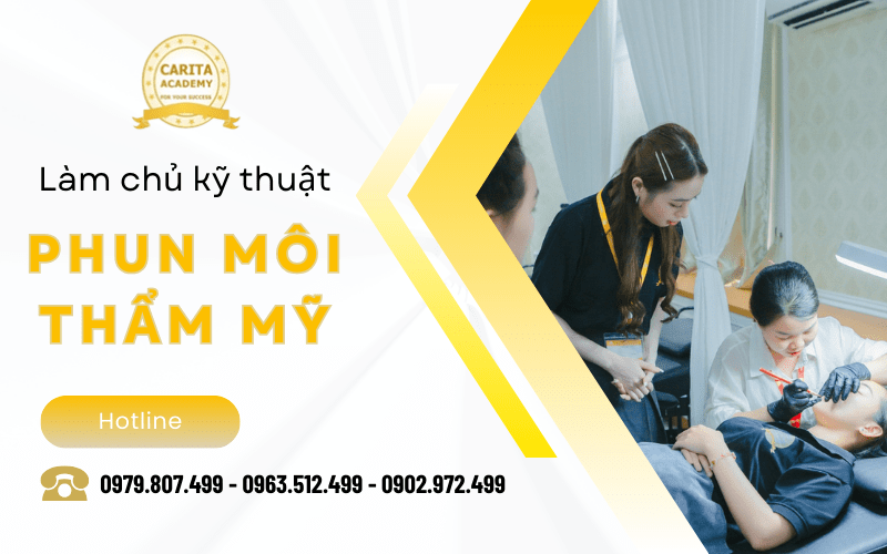 phun môi