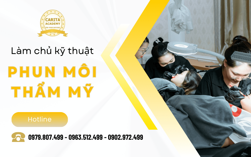 phun môi