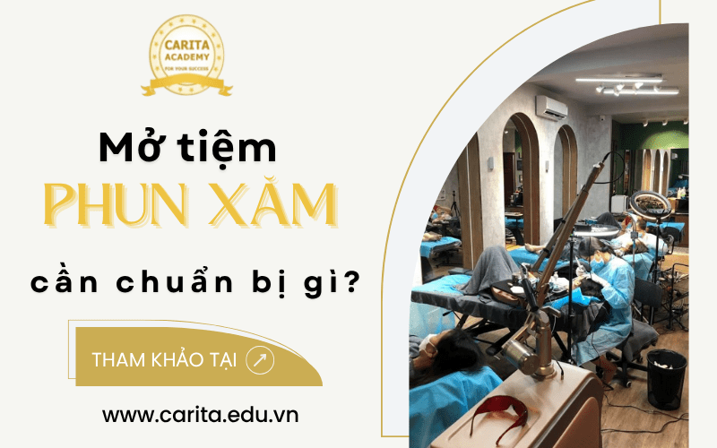mở tiệm phun xăm